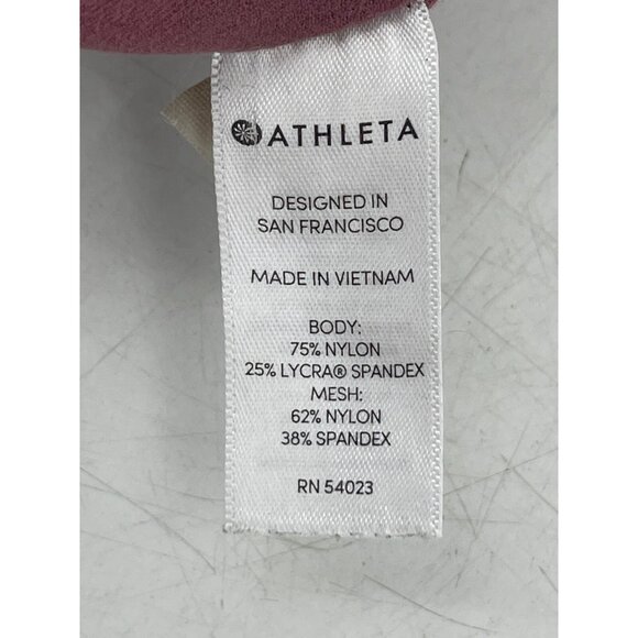 Athleta Women's Pink Pull On Cropped Stretch Activewear Leggings Size XS - Picture 12 of 16
